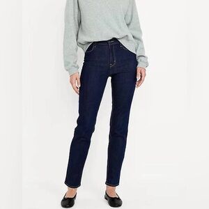 NWOT Old Navy High-Waisted Wow Straight Ankle Jeans Size 12